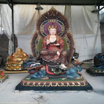玻璃钢彩绘漆金寺庙供奉佛像地藏王博鱼网页版