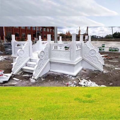 石栏杆厂家古建寺庙石栏板 玉石栏板栏杆河道景观桥围栏博鱼网页版