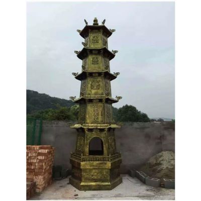 寺庙景区大型铜雕多层香炉博鱼网页版