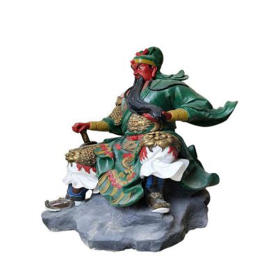 寺庙玻璃钢彩绘供奉佛像武财神博鱼网页版