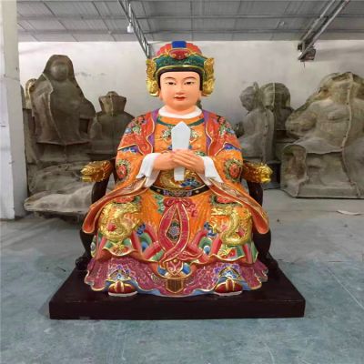 玻璃钢彩绘树脂神像王母娘娘博鱼网页版