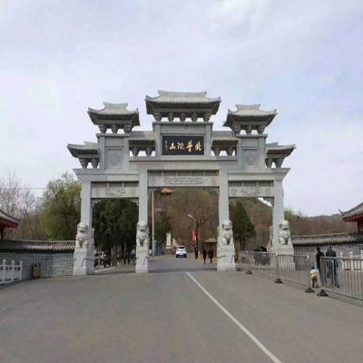 大理石石雕户外街道大型石雕牌坊博鱼网页版