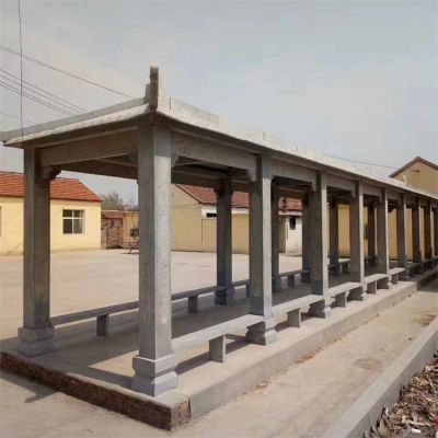 户外公园大理石石雕长廊博鱼网页版