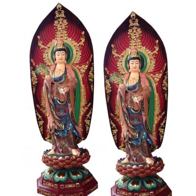 寺庙玻璃钢大型景观装饰品摆件佛像三圣博鱼网页版