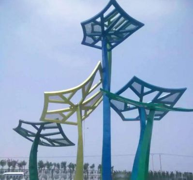 学院操场不锈钢景观树博鱼网页版