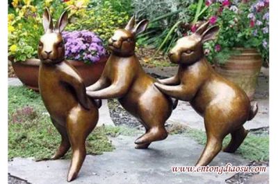 花园三只不锈钢