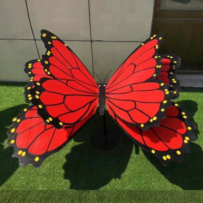 户外园林不锈钢彩绘园林景观蝴蝶博鱼网页版