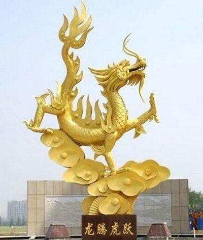 企业不锈钢鎏金龙腾虎跃龙博鱼网页版