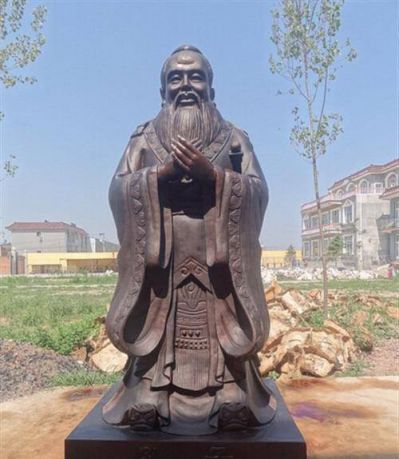 户外铜雕行礼孔子博鱼网页版