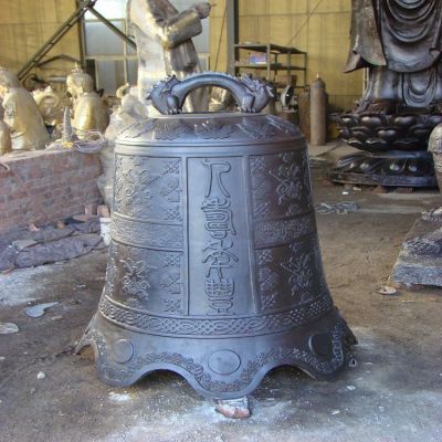 大型宗教寺庙浮雕纯铜铜钟博鱼网页版