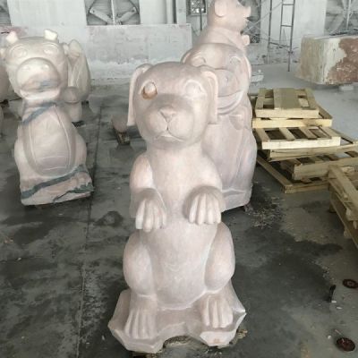 大理石砂石石雕十二生肖狗博鱼网页版