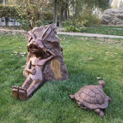 玻璃钢仿铜户外园林动物景观博鱼网页版