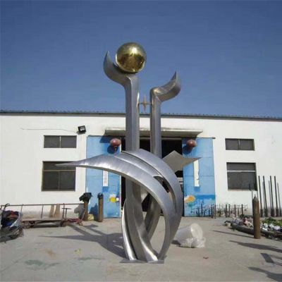 不锈钢拉丝抽象希望主题学院广场小品博鱼网页版