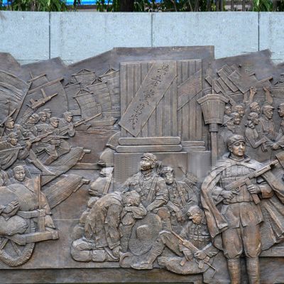 党建铜雕浮雕红军博鱼网页版史