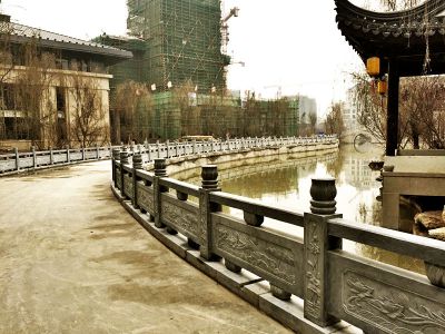 小区公园湖边装饰大理石栏杆博鱼网页版