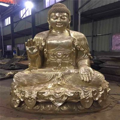 不锈钢喷漆大型户外景观三宝佛博鱼网页版