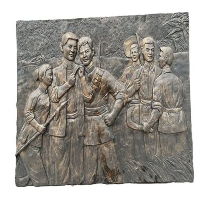 浮雕人物庭院室内壁画博鱼网页版