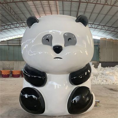 商场动物园玻璃钢卡通彩绘 户外园林公仔博鱼网页版摆件