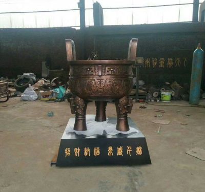 古代寺庙祠堂祭祀上香铜雕鼎博鱼网页版