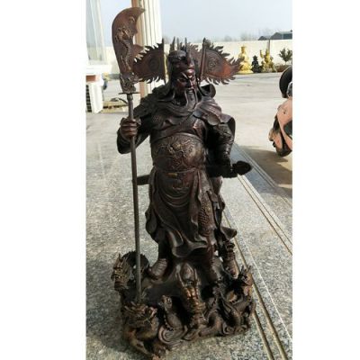 玻璃钢仿铜户外园林大型武财神博鱼网页版
