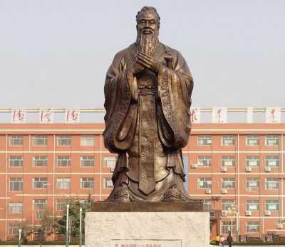 圣先师孔子雕校园名人博鱼网页版