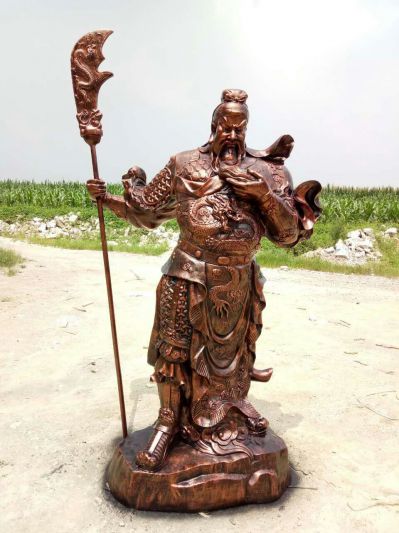 户外景区铜雕关公博鱼网页版