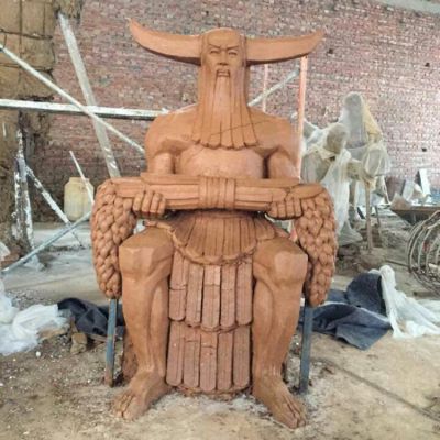 玻璃钢仿铜古代人物景观博鱼网页版