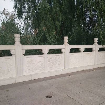 天然户外园林拱桥护栏博鱼网页版摆件
