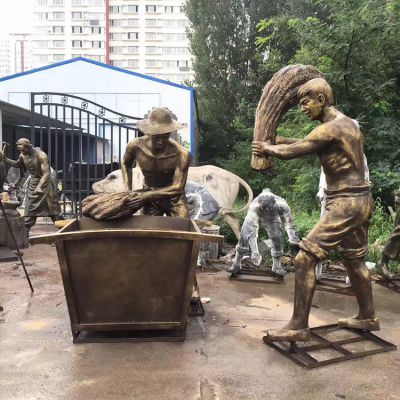 打麦子，农村农忙生活，人工脱麦场景博鱼网页版