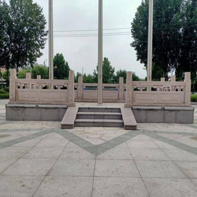 校园景区石雕旗台栏杆栏板博鱼网页版