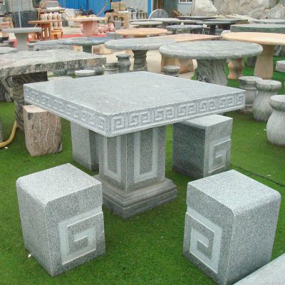 青石石雕花岗岩石凳石桌博鱼网页版