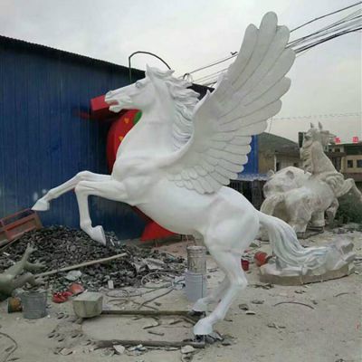 广场小区园林装饰大型玻璃钢欧式飞马博鱼网页版