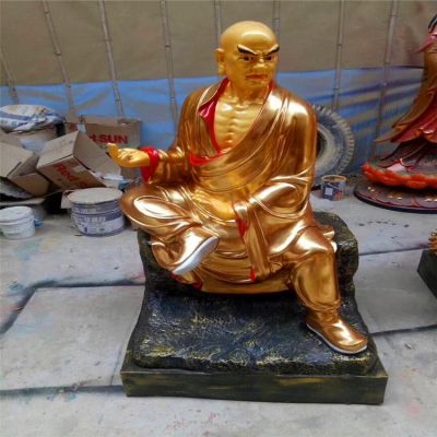 不锈钢喷金烤漆寺庙景区菩萨十八罗汉博鱼网页版