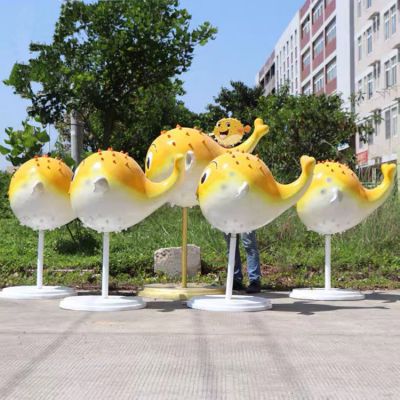 户外公园游乐园玻璃钢卡通鱼博鱼网页版