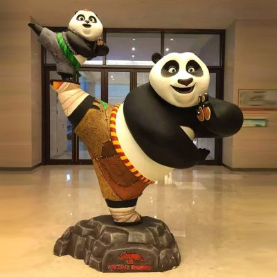商场电影院玻璃钢卡通动漫人物功夫熊猫博鱼网页版
