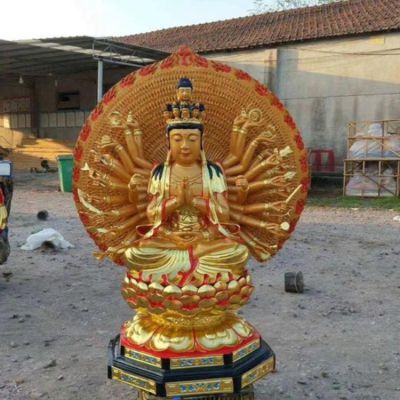 纯铜打造寺庙景区千手观音博鱼网页版