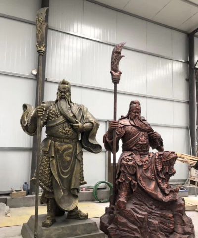 寺庙大型景观铜雕关公博鱼网页版
