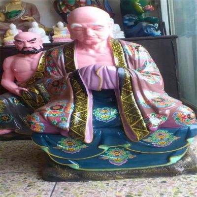 玻璃钢彩绘寺庙供奉神佛菩萨十八罗汉博鱼网页版