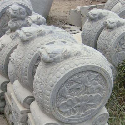 庭院酒店门口大理石石雕抱鼓石雕博鱼网页版