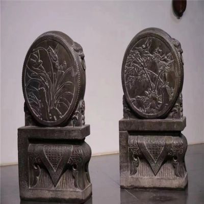 仿古庭院门口门墩抱鼓石博鱼网页版