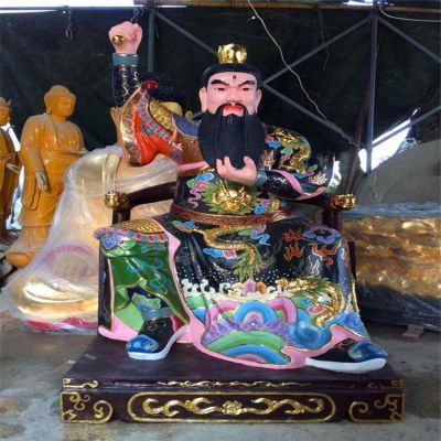 玻璃钢彩绘户外景区大型马王爷博鱼网页版