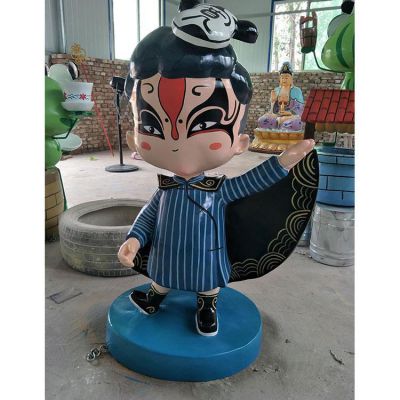 玻璃钢传统戏曲卡通人物博鱼网页版