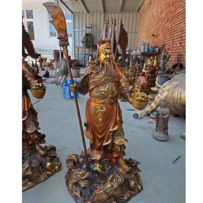 家用供奉铜雕武财神关公博鱼网页版