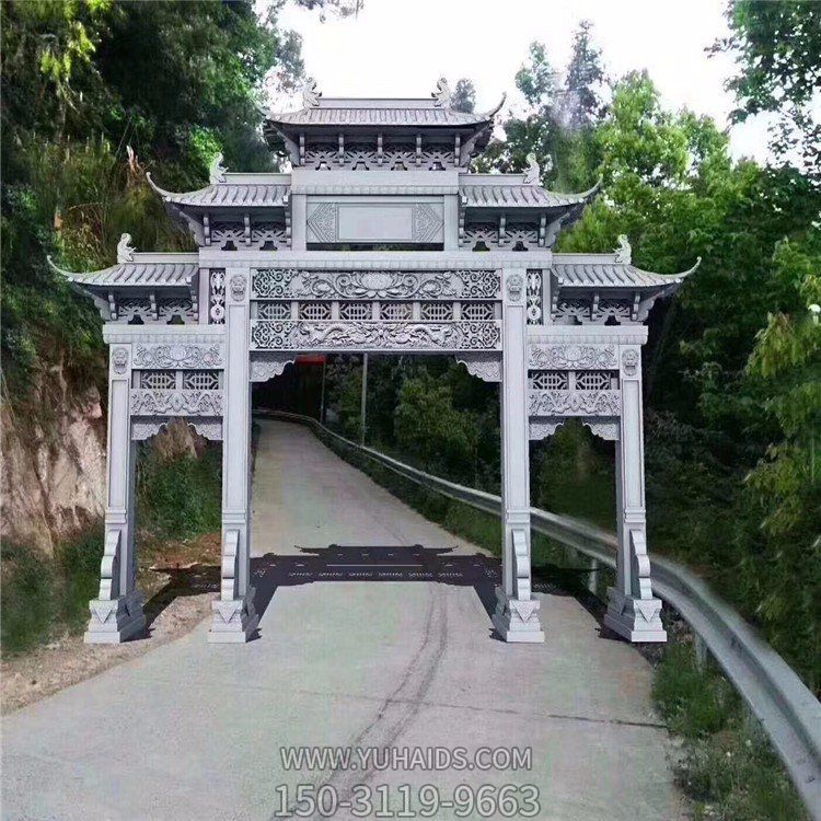 大理石石雕景观街道牌坊博鱼网页版