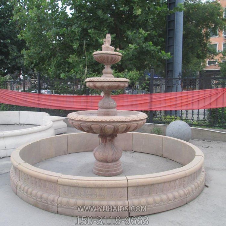 欧式石雕园林别墅喷泉博鱼网页版