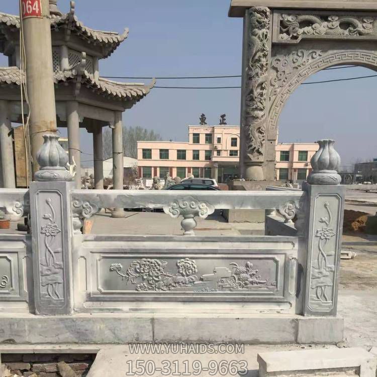 别墅小区大理石石雕浮雕栏杆栏板博鱼网页版