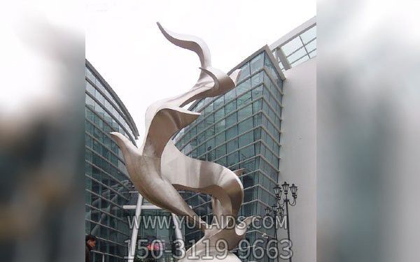 广场抽象个性不锈钢博鱼网页版