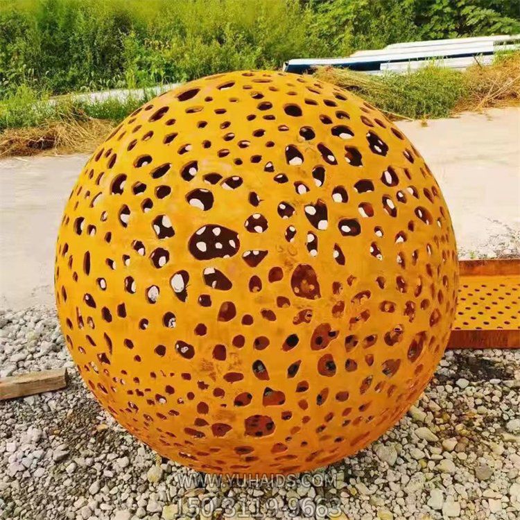 不锈钢镂空户外公园大型镂空球博鱼网页版