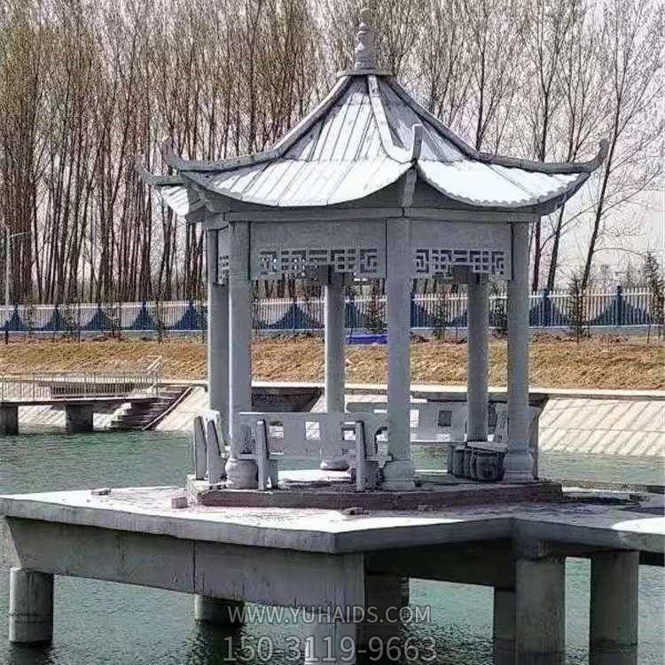 新农村广场大理石修建中式景观凉亭博鱼网页版