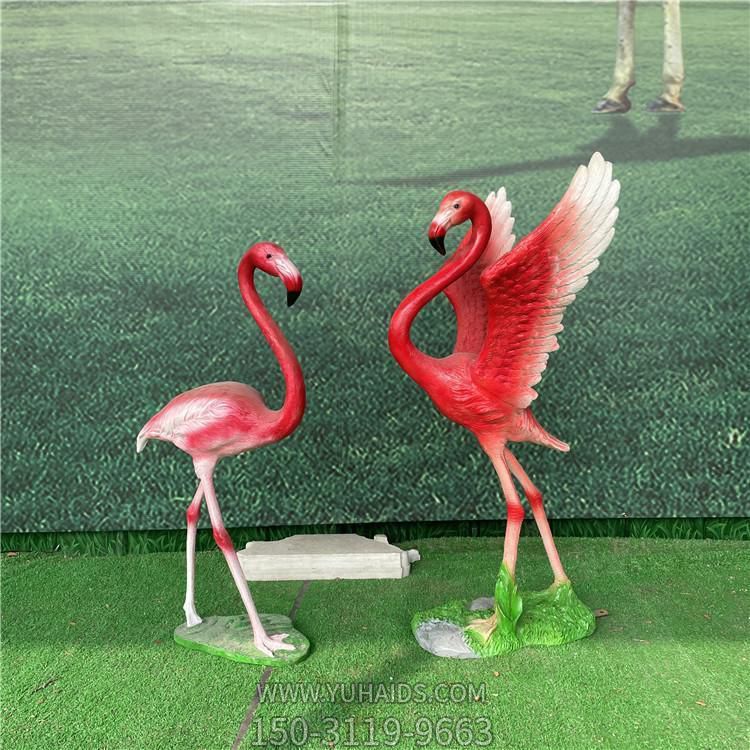 玻璃钢仿真动物景观火烈鸟博鱼网页版